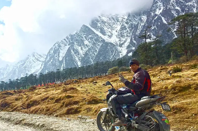 Biking in sikkim